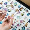 Новые 50 высококачественных прозрачных водонепроницаемых наклеек для питомцев, наклейки-граффити, декоративное стекло