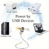 Компактный USB-вентилятор с часами 1PS, светодиодным дисплеем времени, гибкое мини-охлаждение, управление с помощью переключателя, энергоэффективность.