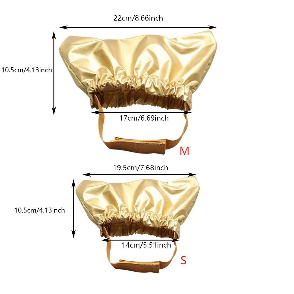 Waterproof Pet Bathing Cap Adjustable Rubber Band Reusable Cat Shower Cap Elastic Headgear Comfortable Ear Protection Pet Cap