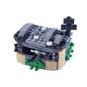 Военный MOC Здание часового Строительный блок Солдат Мешок с песком Забор Снаряд для пушки Колючая проволока Стойка для оружия Тренировочная площадка Сторожевая башня Игрушка K018