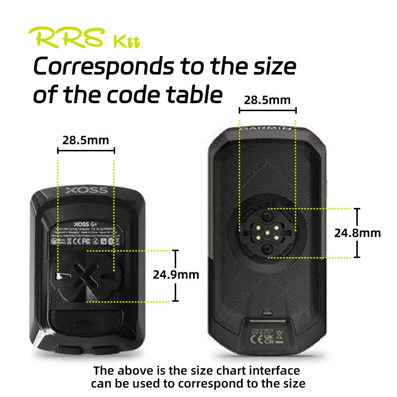 Rrskit For Garmin/ IGPSPORT M80 Cycling Code Watch Holder Bike Computer Mount Fixed Base Seat Replacement Parts For Odometers2