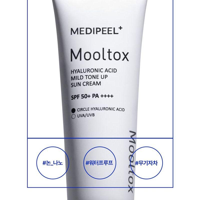 MEDIPEEL - Солнцезащитный крем с гиалуроновой кислотой Mooltox Mild Tone Up