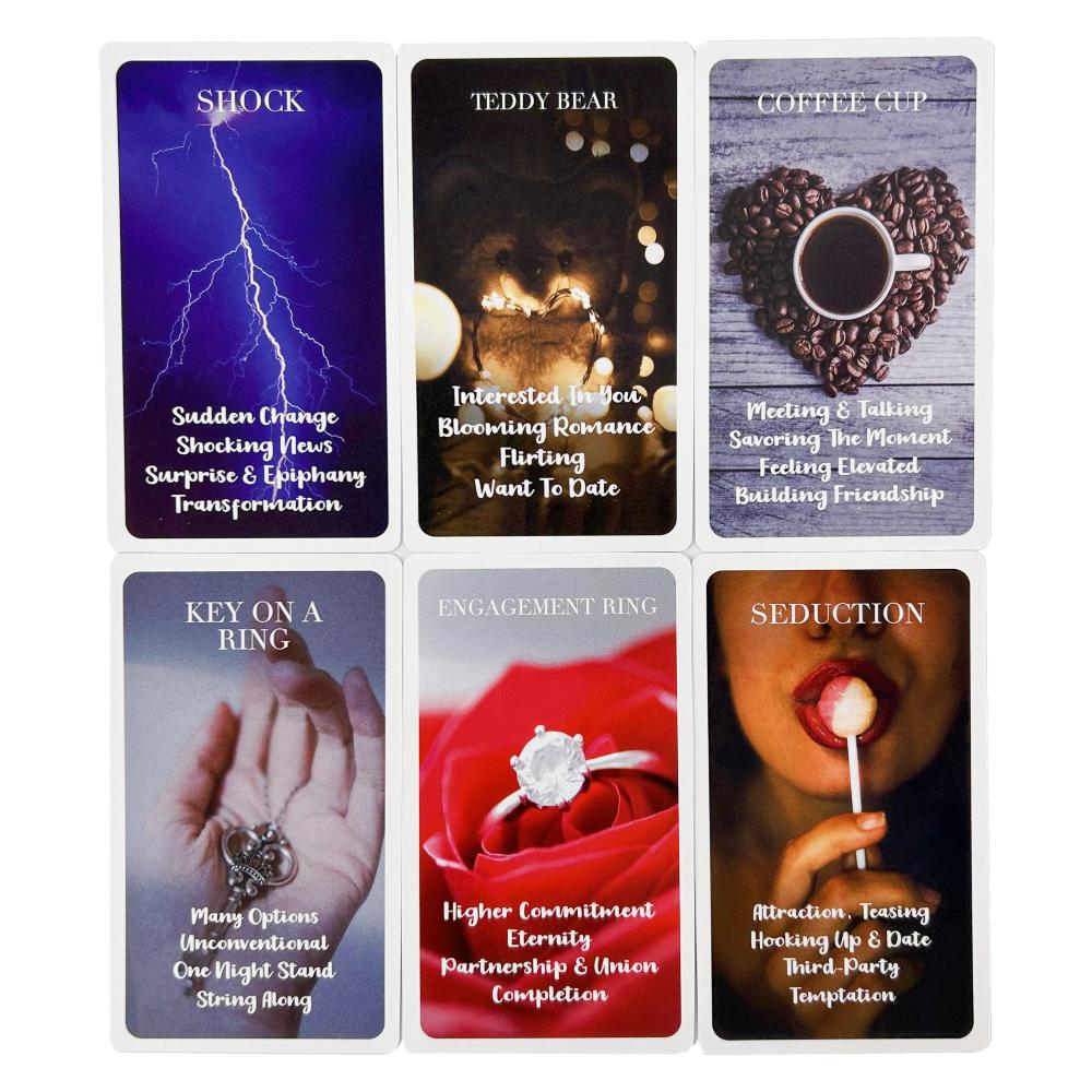 Mystic Red Rose Oracle Cards Гадательная колода English Vision Edition Таро Доска Игра Игра Для Вечеринки