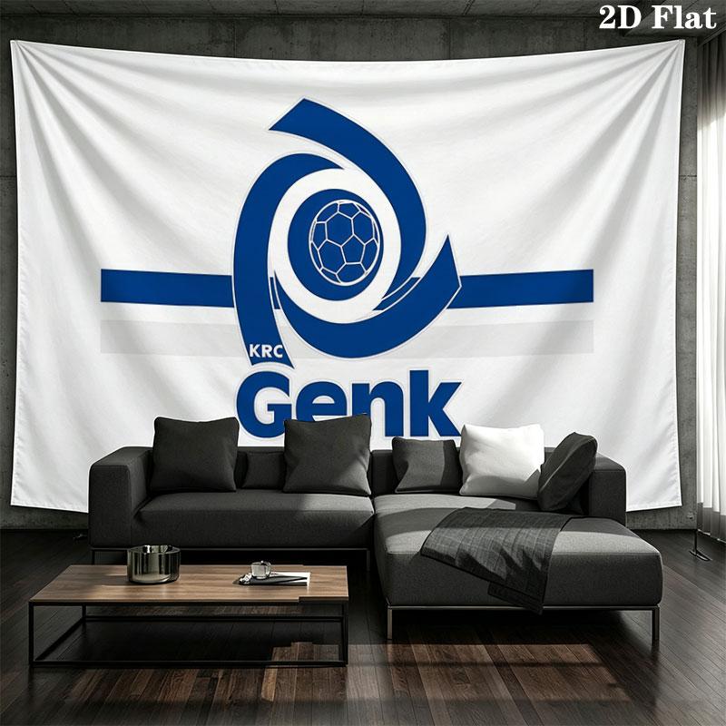 Koninklijke Racing Club Genk Wall tapestry, aesthetic printed fabric blanket, suitable for bedroom, living room, and home decor.