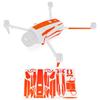 WRAPGRADE Skin for Mavic 4 Pro, Neon Orange Accent Color