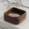 1pc Multi-Function Jewelry Storage Box & Key Organizer, Walnut Wood Entryway Tray for Rings, Earrings - Desktop Drawer Organizer