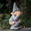Whimsical La Stinky Dwarf Resin Garden Gnome - Humorous Contemporary Wedding & Outdoor Decor, Durable Weather-Resistant Design,