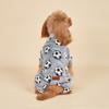 Plush Dog Pajamas for Small Dogs Girl Winter Warm Puppy Pjs Fleece Clothes Sweater Outfit Cold Weather Dog Football Sports Pet