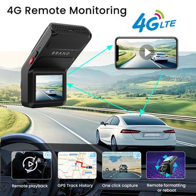 4K +4G 2-дюймовая видеорегистратор с двумя камерами, запись, Wi-Fi, GPS-трекинг, поддержка удаленной проверки видео в реальном времени на телефоне, питание 12-24 В, автомобильная камера