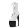 20Cm Hate Sky High Women's Shoes Winter High Heel Pole Dance Boots Personalized Sexy Small Short Boots To Keep Warm