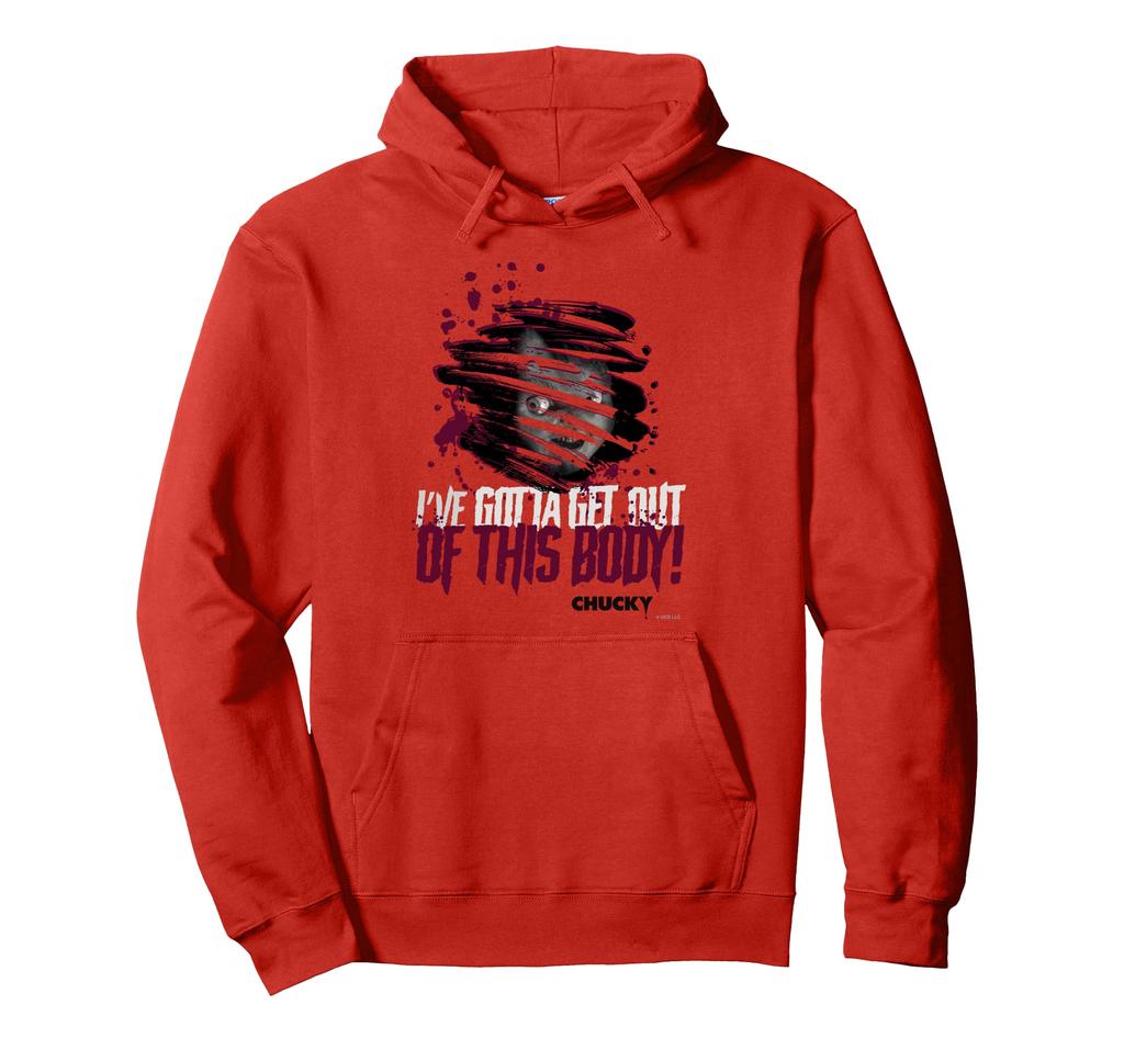 Chucky I'VE GOTTA GET OUT OF THIS BODY! Hoodie