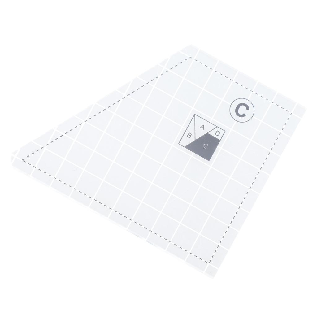 3/4/5 шт. линеек для шитья и пэчворка для точного измерения прозрачные акриловые линейки для квилтинга шаблоны линейка инструмент для пэчворка