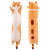 Popular long cat throw pillow doll cute kitten plush toy doll