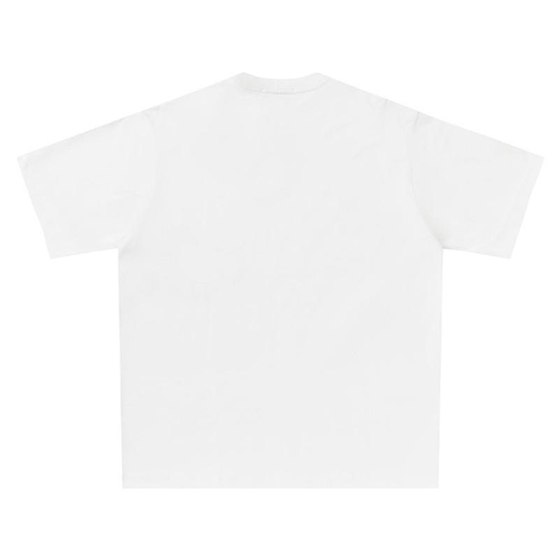 Men Tshirt Cotton Summer Short Sleeve Tees Pulovers Graphic Korean Fashion Y2k Streetwear Oversized Harajuku Aesthetic Clothing