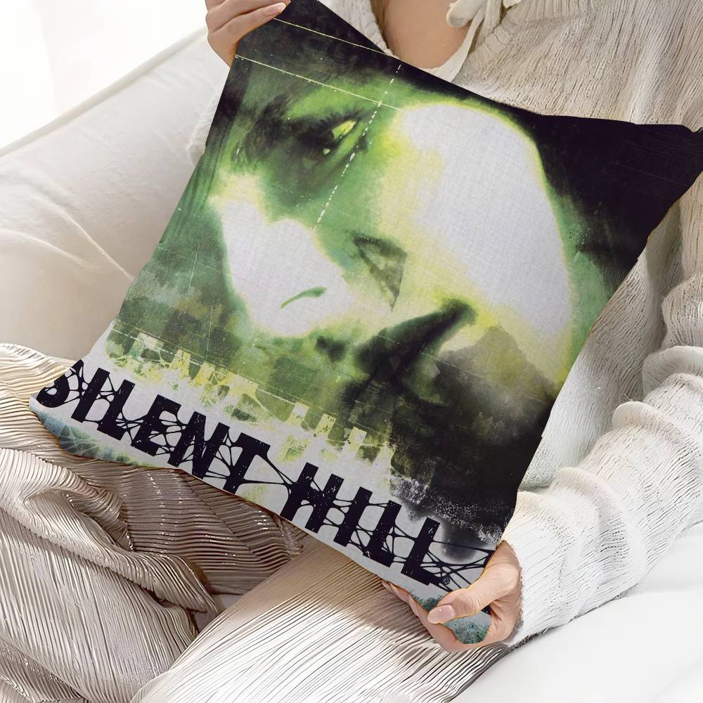Horror Game SSilent HHill Cushion Cover Polyester Sofa Cushions Decorative Throw Pillows Home Decoration Pillowcover