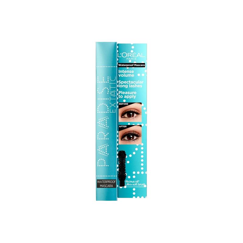 Loreal Paris Тушь для ресниц Volume Mascara Curl Defining Volumizing Paradise Waterproof Mascara-01 Черная