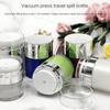 15/30/50g Empty Airless Pump Jar Refillable Acrylic Cream Bottle Vacuum Bottle Portable Container Makeup Lotion Cosmetic