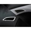 For Hyundai Elantra 2012-2016 Sliver Steel Dash L&R AC Air Outlet Vent Trim 2PCS
