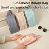 1PC Travel Underwear Storage Bag Portable Underwear Socks Sorting and Packaging Baghand-held Clothes and Miscellaneous Storage Bag