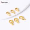 Ручная работа DIY Украшения Ожерелья Материалы 14k/18k Позолоченная Латунь 10/12 мм Застежки-карабины Для Изготовления Украшений Аксессуары Оптовая продажа