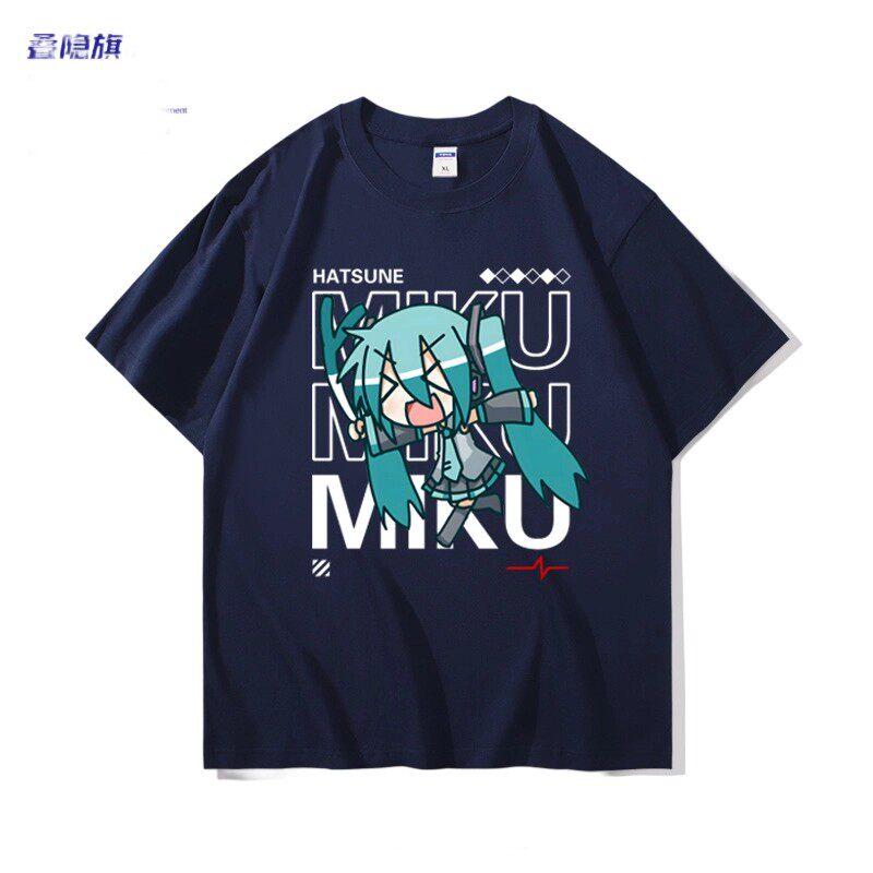 The Future of Junior Musicians Surrounding Hatsune Miku Printed Unisexs and Unisexs Loose Casual New Cotton Casual Tshirt