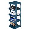Shoe Rack Minimalist Stackable Convenient with Bottom Plate Easy To Install Save Space Stable Layered Partition Shoes Organizer Home Supplies