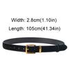 Casual Frosted Cowhide Belt Luxury Design Business Waist Strap Retro Trouser Dress Belts  Gifts