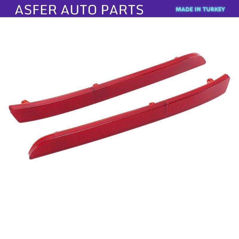 Rear Bumper Reflector Right Left 2 Piece Set For Transporter T5 2011-2015 OEM 7E0945105A 7E0945106A