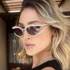 Fashion Luxury Crystal Shiny Sunglasses Women Sexy Cat Eye Rhinestone Party Elegant Sun Glasses Female Shades