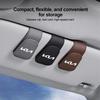 BKPVCT1 Car Sun Visor Glasses Clip Leather Eyeglasses Clip Automobile Sunglasses Holder For Kia Rio 3 4 K2 K3 X-Line Car Accessories
