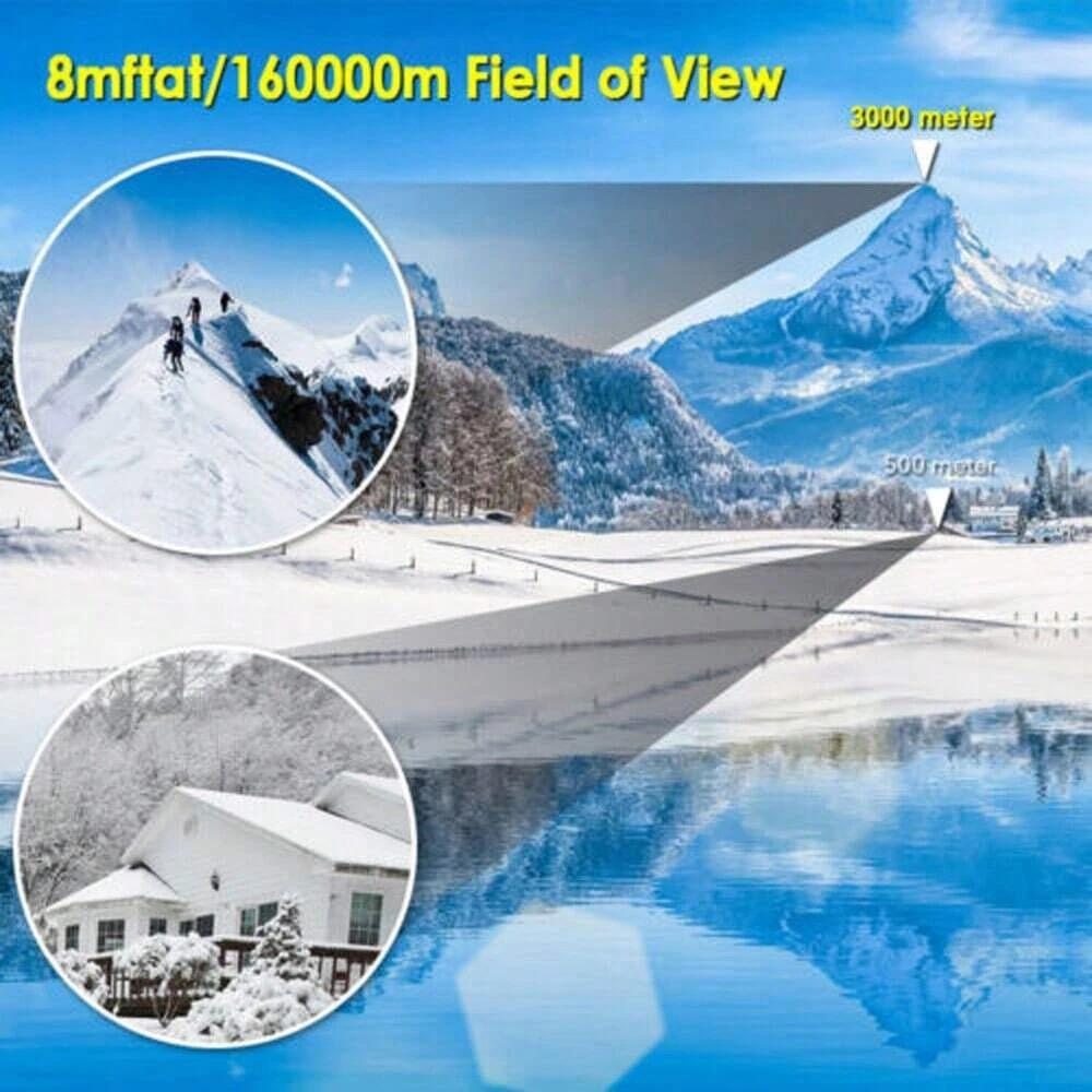 Мощный бинокль 80x80 с компактным дизайном, для взрослых, для наблюдения за птицами на открытом воздухе, путешествий, концертов, охоты и наблюдения за звездами, легкий, с HD-видением