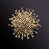 Корейская брошь-подсолнух, высококачественная женская роскошная универсальная креативная булавка для свитера, украшение, простая модная брошь, аксессуары