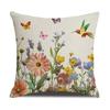 Весенняя и летняя наволочка с принтом цветов и птиц Современная простая декоративная наволочка для диванной подушки для гостиной Подушка для спальни
