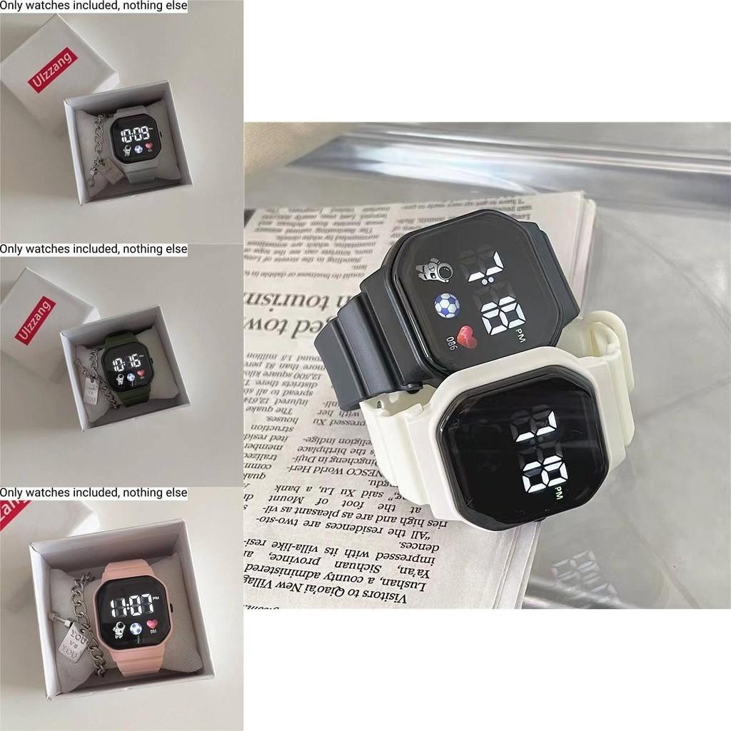 Высокотехнологичные и стильные студенческие спортивные часы с дизайном единорога, водонепроницаемые и со светодиодным дисплеем