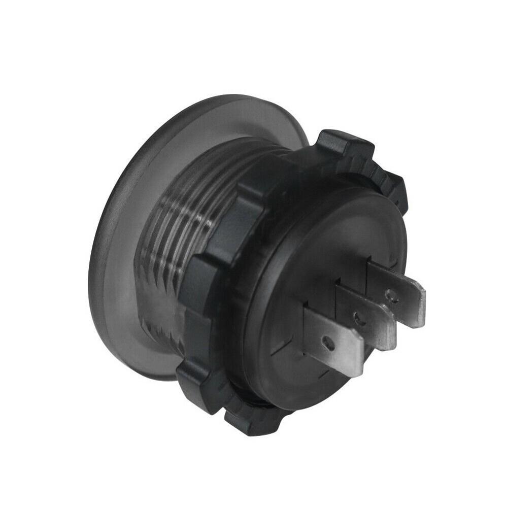 Зеленый светодиодный цифровой дисплей вольтметр амперметр напряжение круглый автомобильный вольтметр ампер