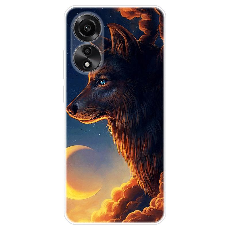 Для OPPO A58 A 58 4G чехол Мягкая силиконовая задняя крышка Мультяшный чехол для телефона Разнообразие