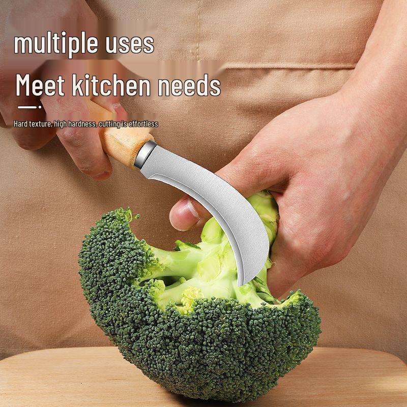 Специальный выпуск для новичков: Многофункциональный изогнутый нож для жареных сосисок и чистки фруктов - Бесплатная доставка!