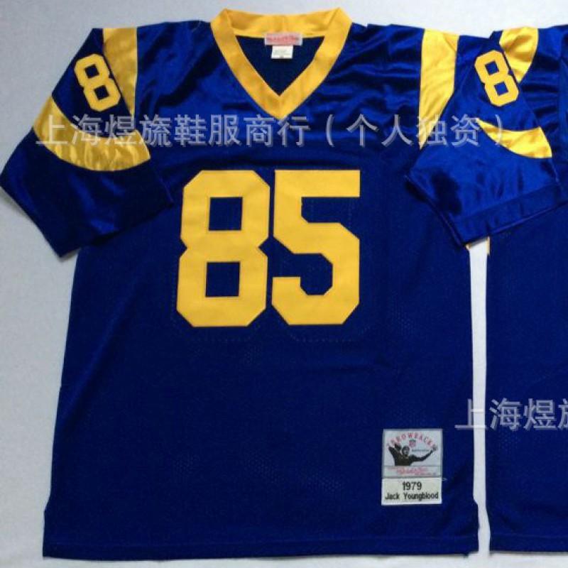 St. Louis Rams Vintage Football Jersey Mitchell Ness Embroidered NFL Style Team Apparel Men