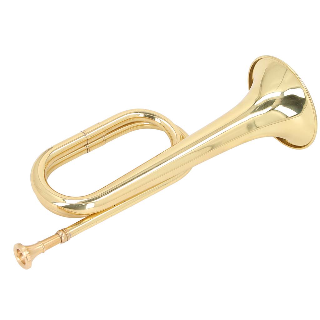 Испанский горн, тональность C, духовой инструмент для кавалерийской трубы, диаметр 11 см, высота 34 см, мундштук