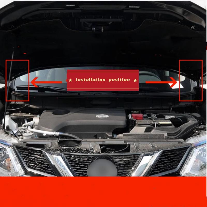 For NISSAN 2014-2022 X-TRAIL Front Windshield Lower Corner Wiper Deflector Trim Panel