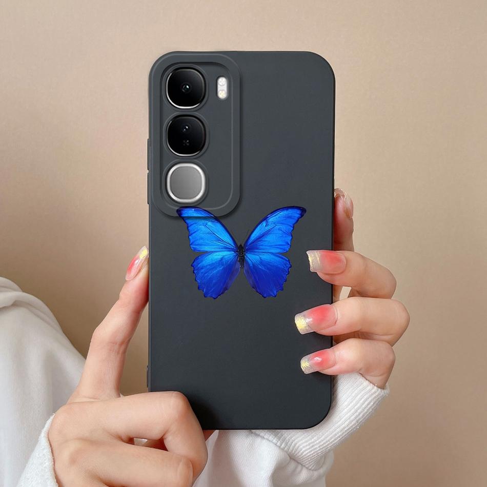 Для Vivo V40 Lite V40SE Y200 Y300 Чехол Простой Сердечко Жидкий Силикон Защита Камеры Задняя Крышка Для Vivo V 40 Lite V40 SE Funda