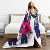 Skibidi Toilet Funny  Blanket Soft Warm Flannel Throw Blanket Cover for Bed Living room Picnic Travel Home Couch