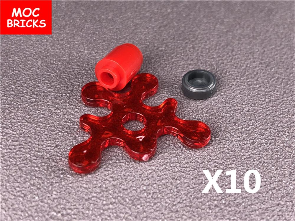 MOC Кубики Жидкая кровь Круглые 1x1 3062b Образовательные Строительные Блоки Фигурка Игрушка Детские игрушки подарки
