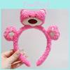 Вязаная повязка на голову в корейском стиле для девочек, милый панда, ручная работа, заколка для волос, мультяшный головной убор