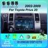 Car Radio Android 14 Carplay Auto WIFI+4G For Toyota Prius 20 2002-2009 Multimedia Video Player GPS Navigation Stereo Head Unit