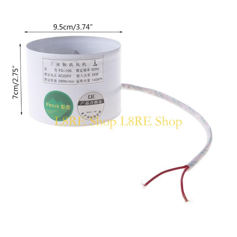 L8RE 4 Inch Duct Air Ventilator Wall Window Pipe Exhaust Fan Metal Exhauster Ceiling