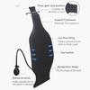 Universal Car Waist Cushion Leather Spine Protection Lumbar Support Pillow Auto Relax Air Bag Relieve Fatigue Back Cushion