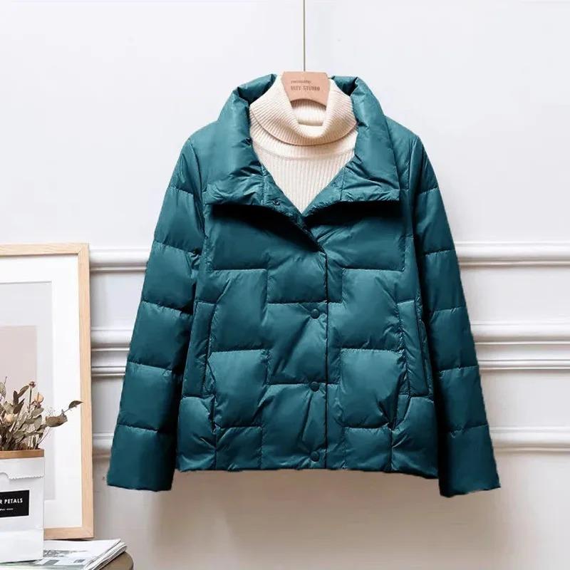 Down Cotton Jacket Women 2025 New Winter Clothes Korean Loose Small Padded Coat Female Large Size Short Lightweight Parkas