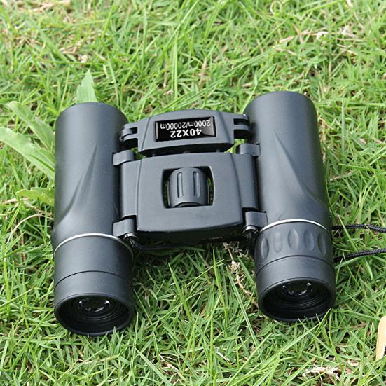 40x22 Mini Folding Binocular Telescope 2000M Long Range Portable Outdoor Travel Camping Hiking Hunting Bird Watching Concert Handheld Telescope