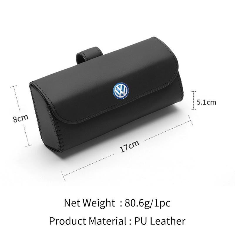 Car sunglasses case with side opening design For Volkswagen VW Scirocco Jetta Beetle Golf Passat Polo Tiguan Sharan Touran